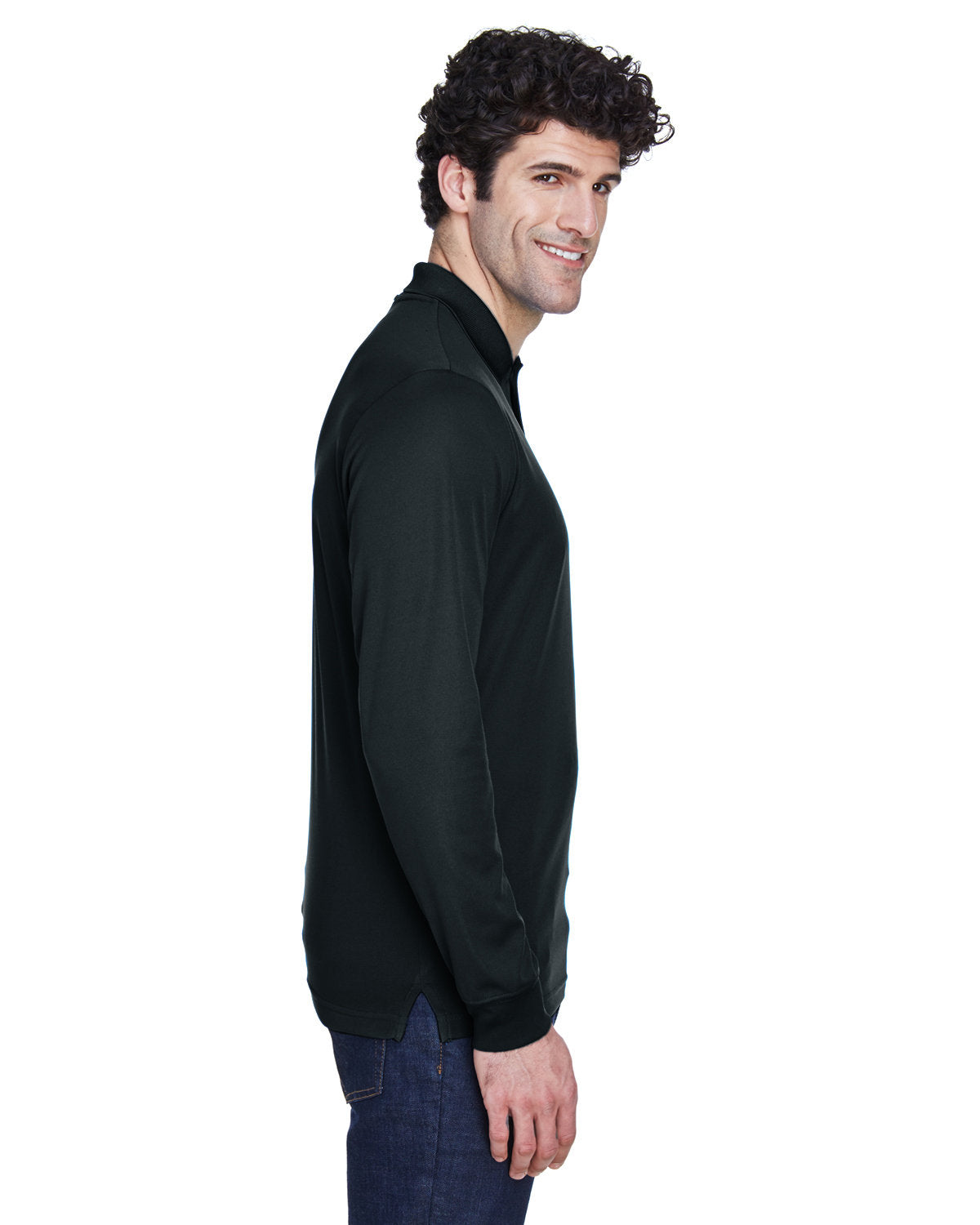 Men's Long Sleeve Performance Polo