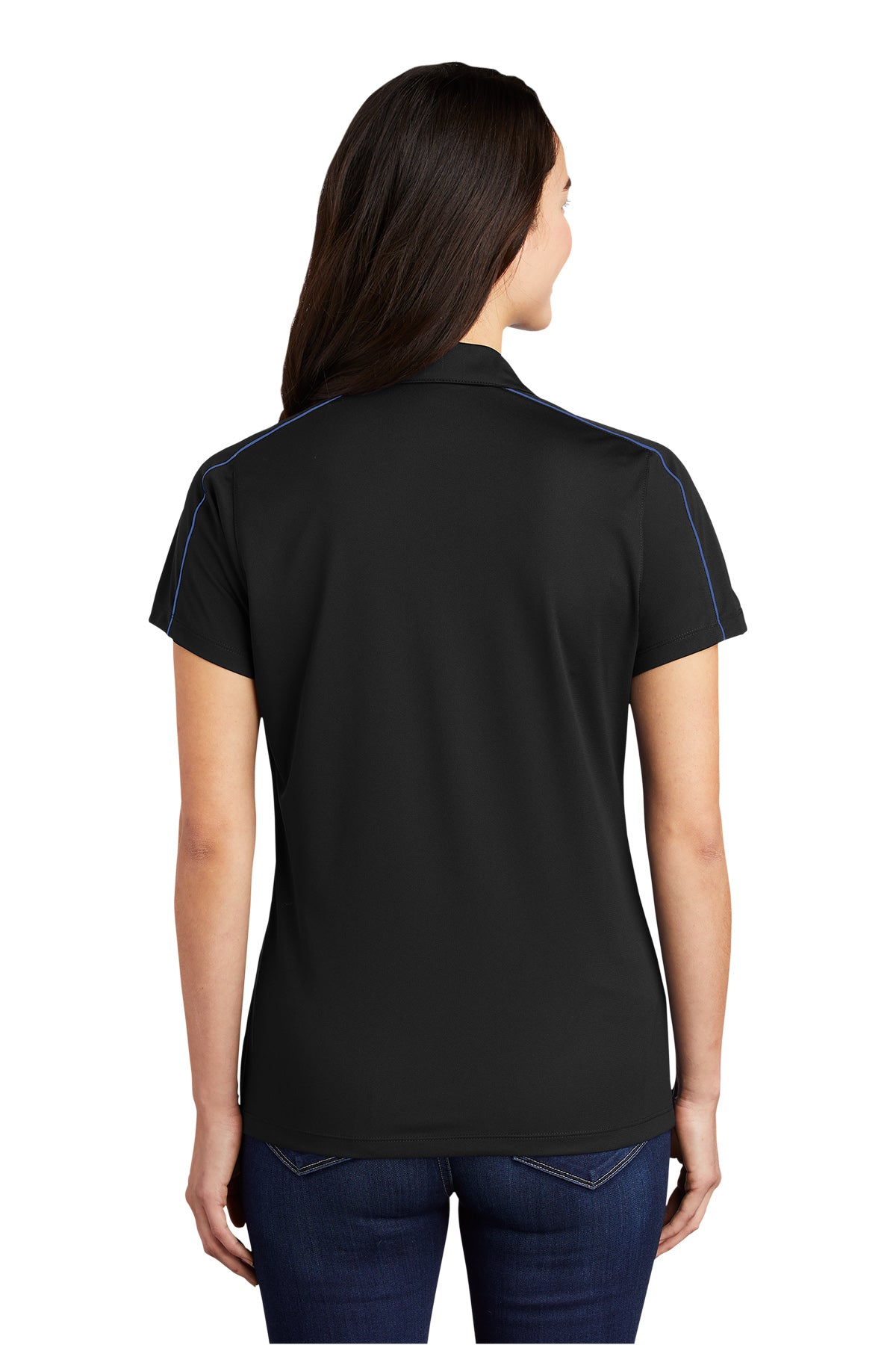 Ladies Sport-Wick Piped Polo