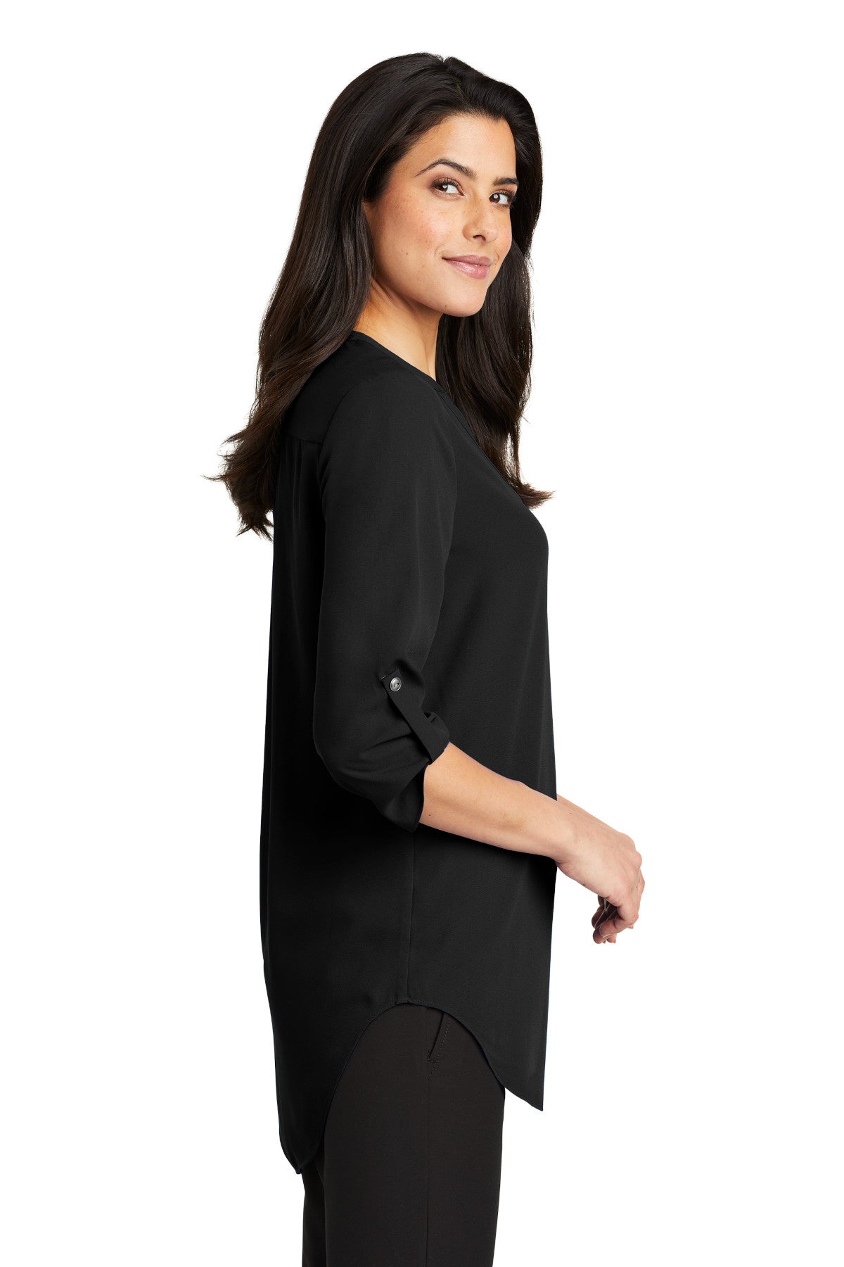 Women's 3/4 Sleeve Tunic Blouse