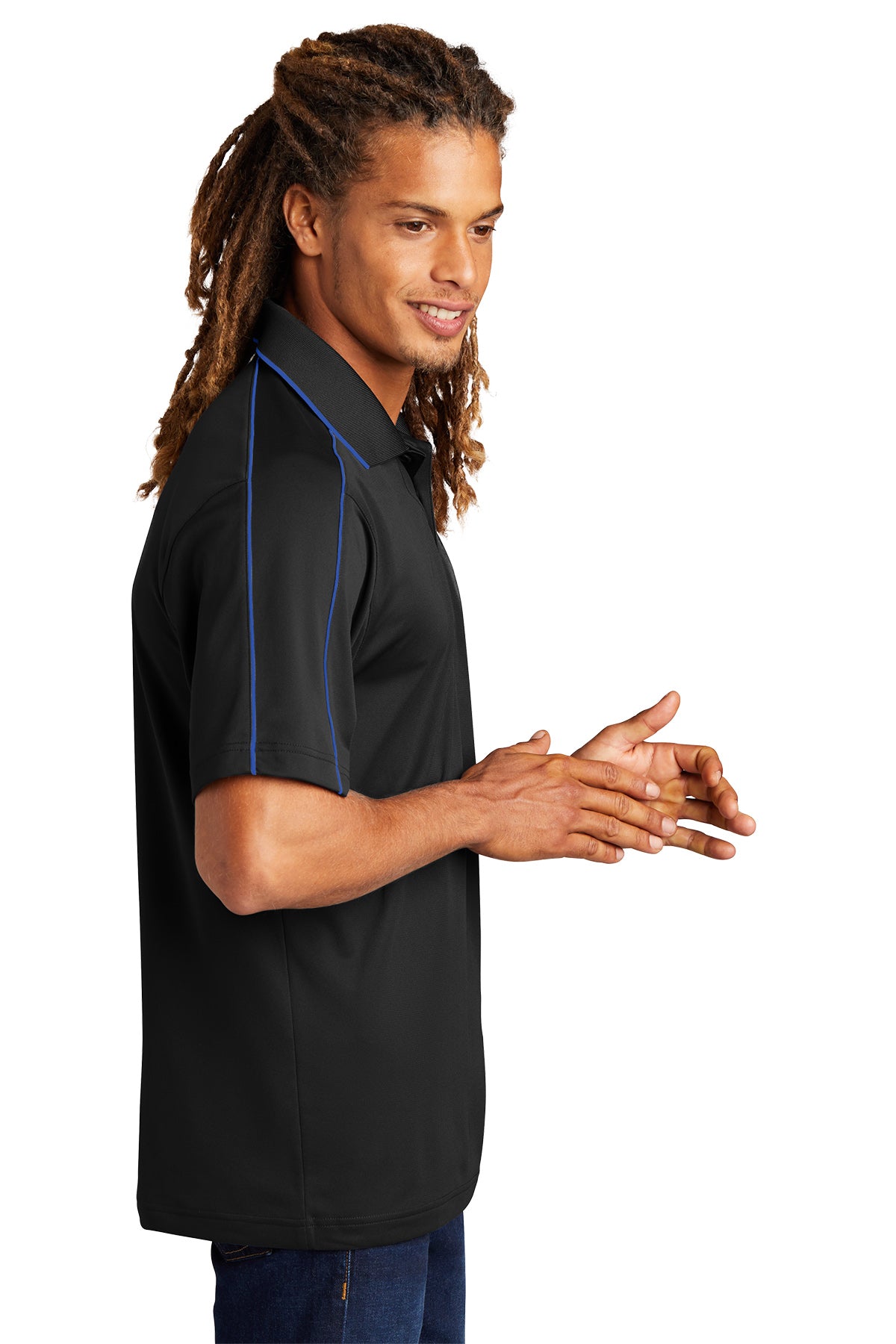 Men's Sport-Wick Piped Polo